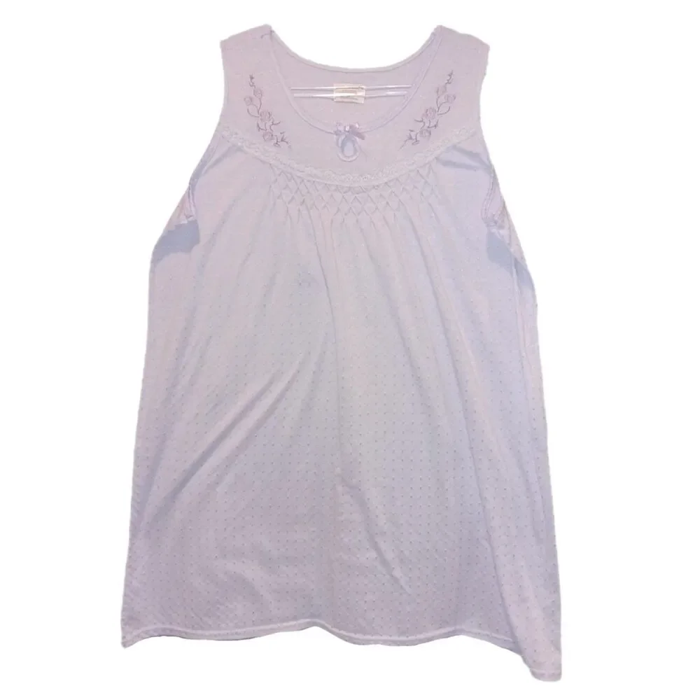 Vintage Gown Lati Fashion Intimate Collection Sleeveless Lavender Gown - Picture 1 of 3